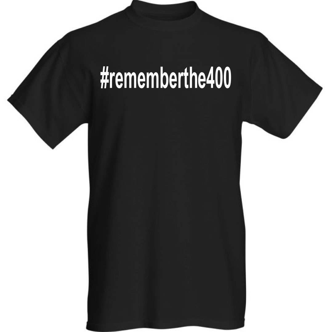 Black Remember The 400 T-shirt