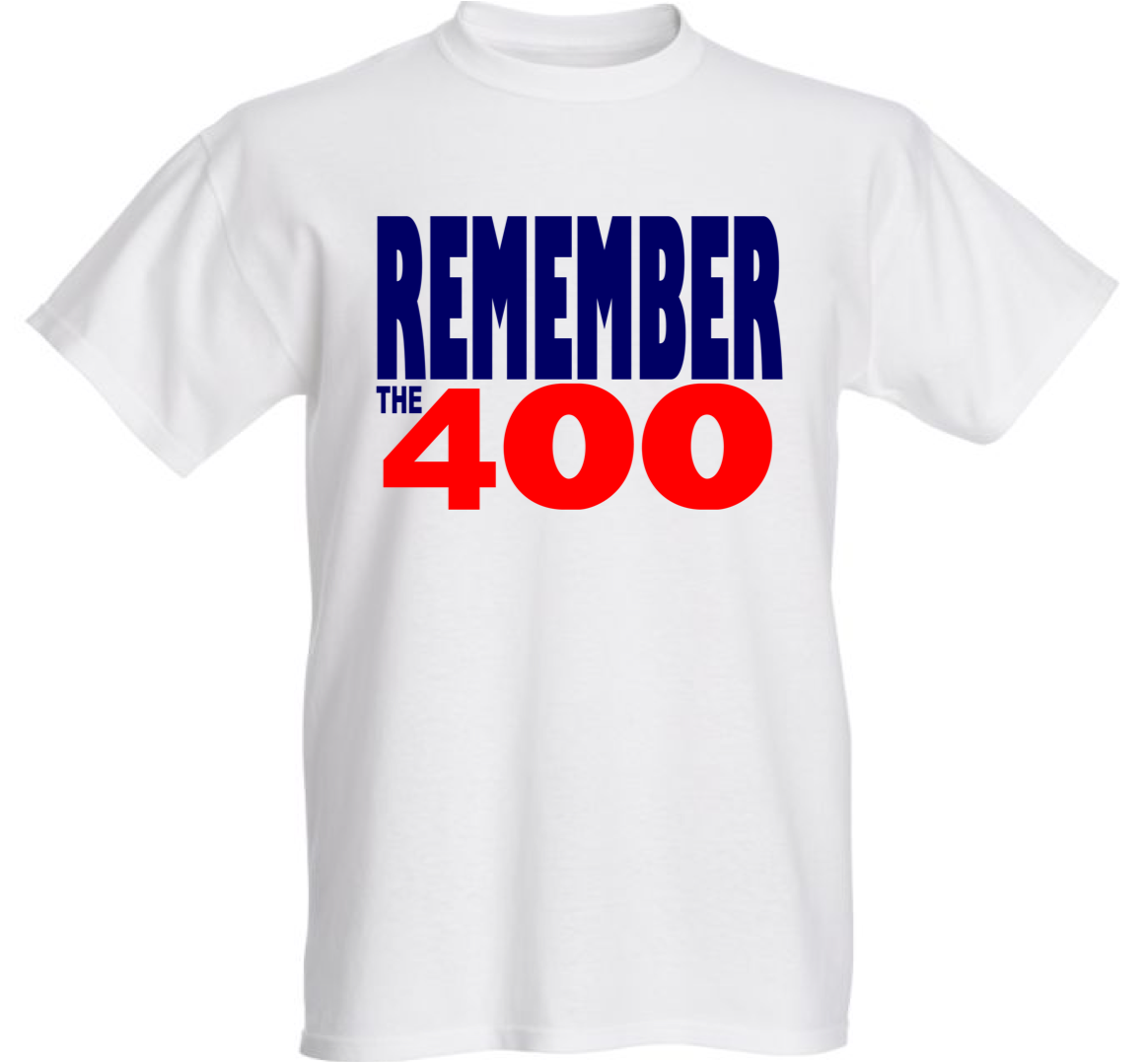 White Remember The 400 T-shirt
