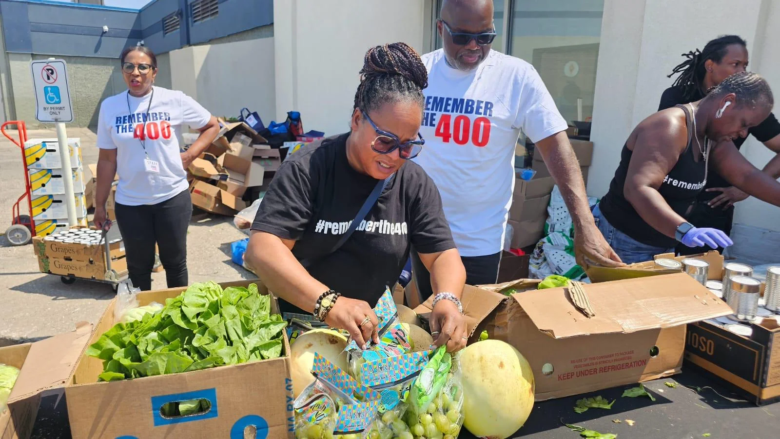 Remember The 400 volunteers serving families at a community food programme
